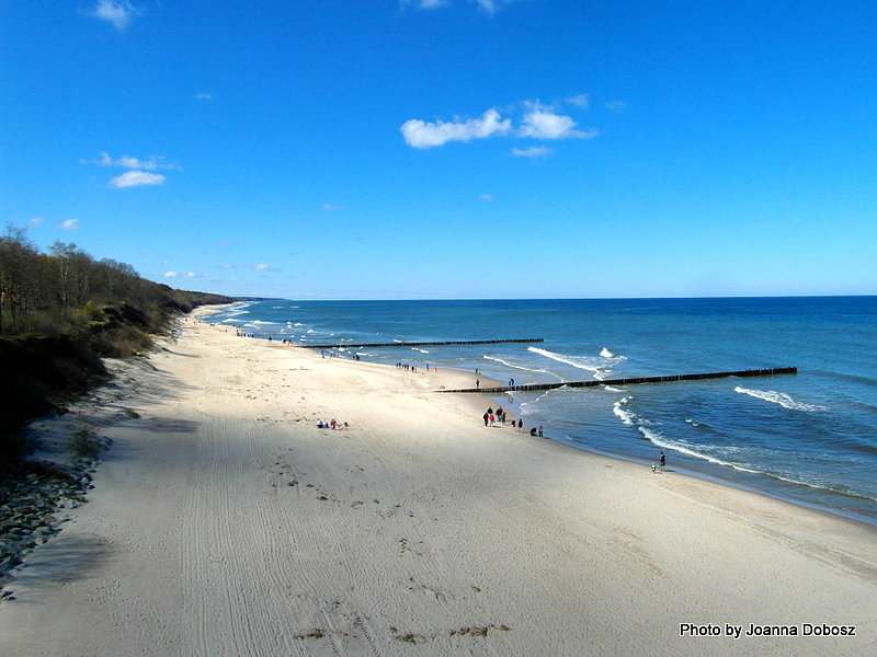 Plaża w Trzęsaczu