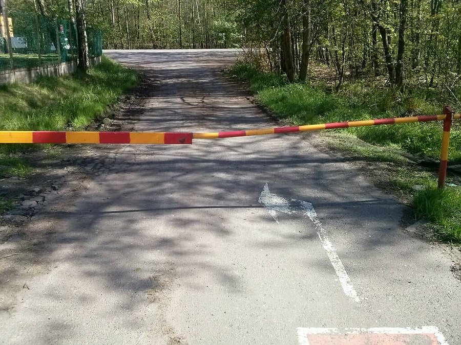 Szlaban przy Tartaku