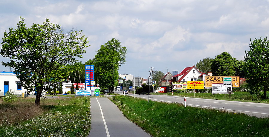 W drodze do miejscowości Przecław