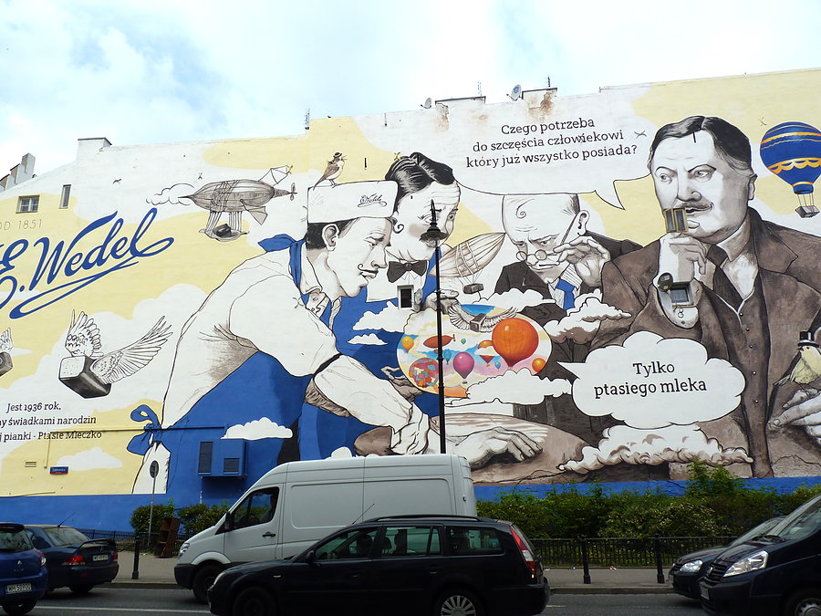Mural na Ząbkowskiej, a pamiętam jeszcze jak tu był mural poloneza z FSO