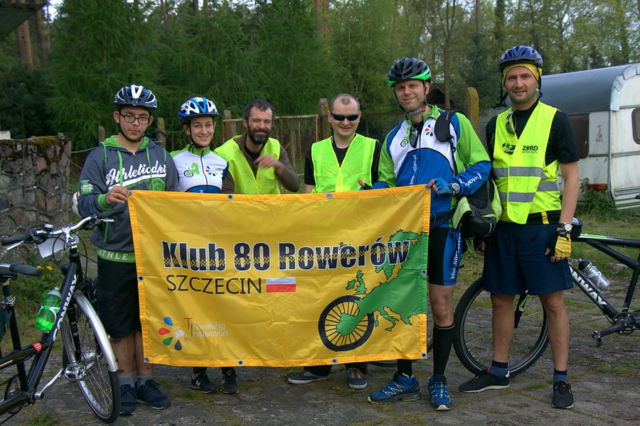 Nie mogło zabraknąć z nami zaprzyjaźnionego Klubu 80 Rowerów