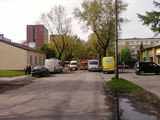 Roboty drogowe na Klonowej