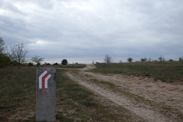 Bardzo dobre oznakowanie "fordońskiej" części szlaku