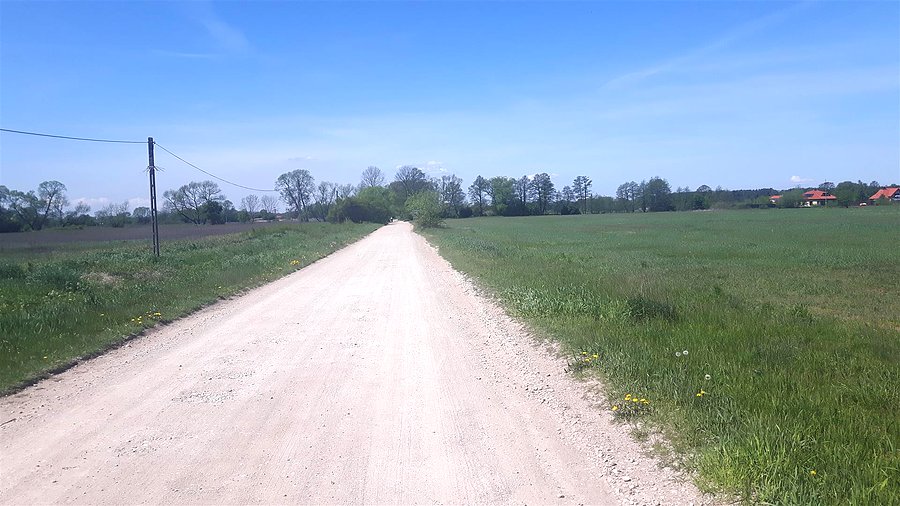Kawałek drogi gruntowej też się trafił