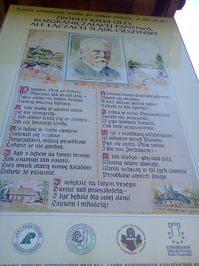Tablica przy źródle