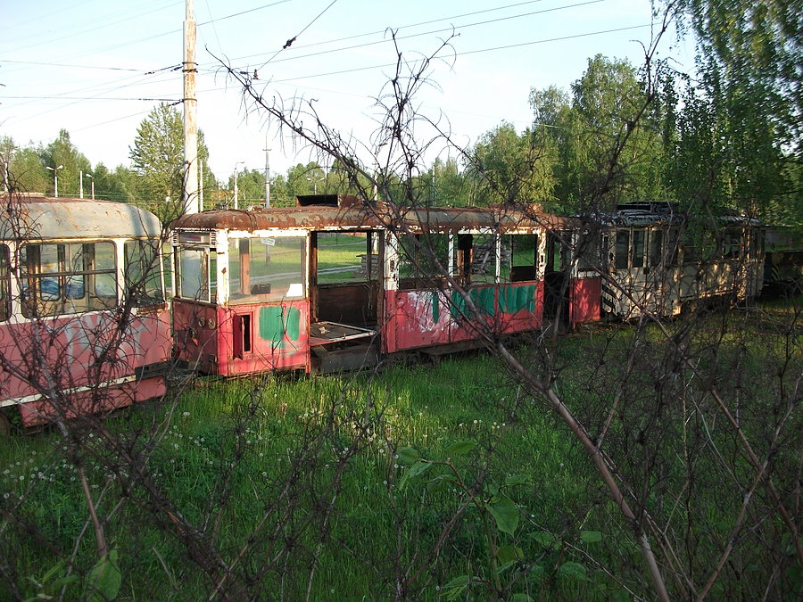 Zdezelowany tramwaj