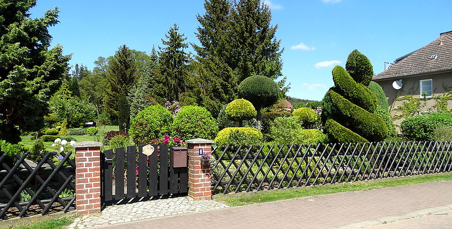 Mescherin - jest tu wiele zadbanych ogródków