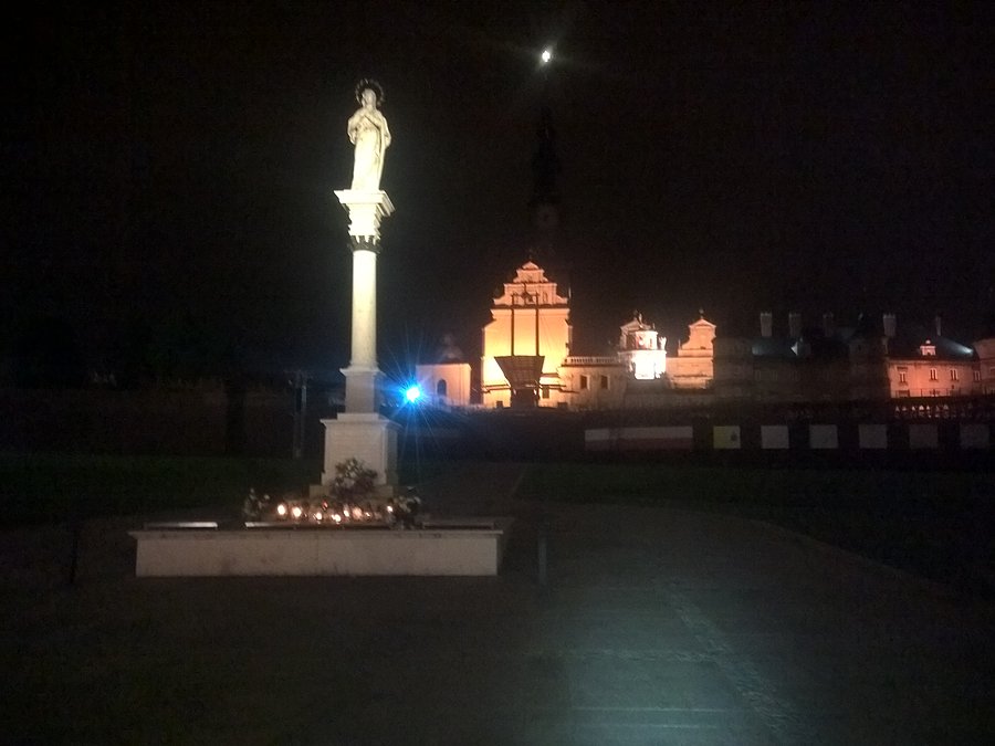 Nocna wizyta na Jasnej Górze
