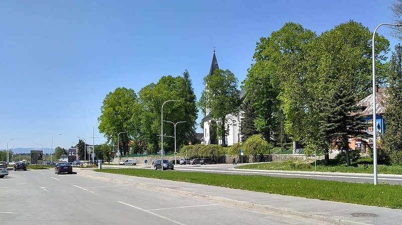 W Námestovie na parkingu