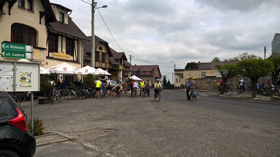 Wszędzie pełno rowerzystów