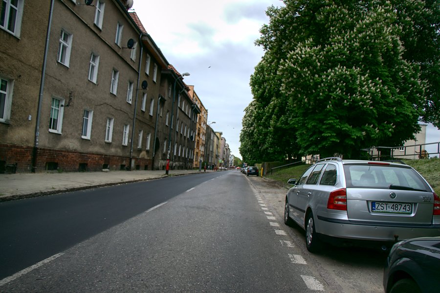 A potem już ulicami Stargardu prosto do domu