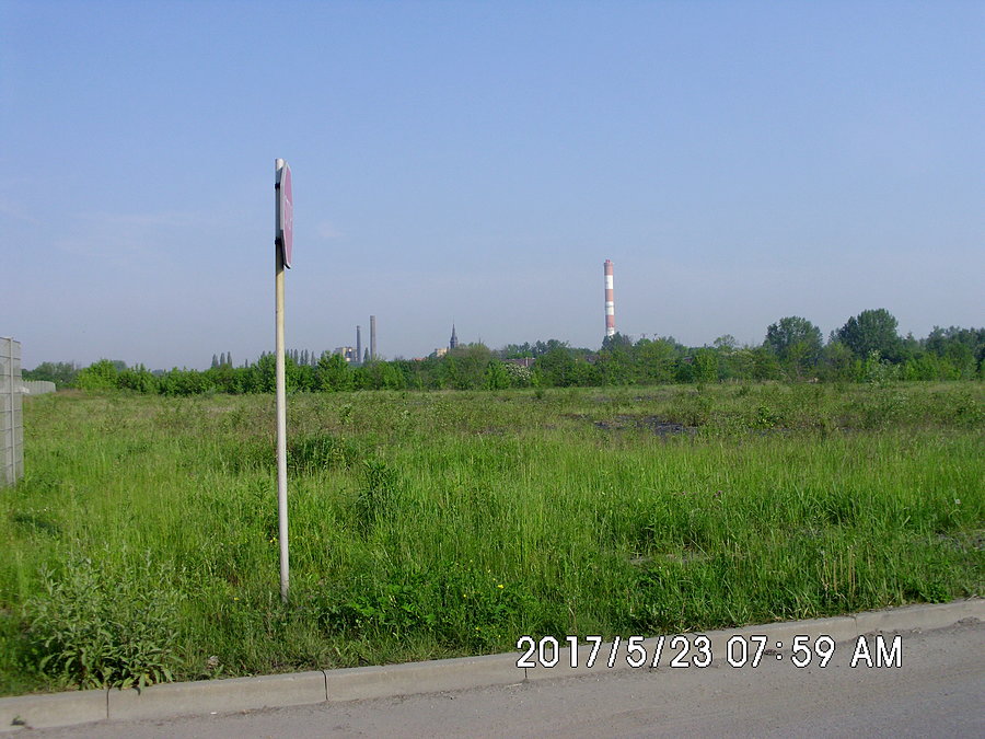 Widok w stronę Zaborza z terenów poprzemysłowych przy ulicy Zajęczej w Rudzie