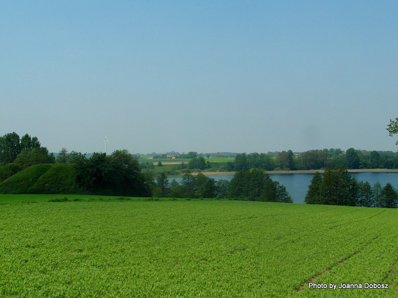 Widok na jeziorko