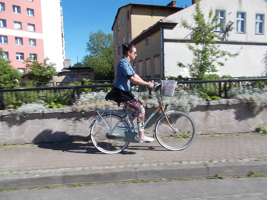 Pani niby "cycle chic", a słownictwo zajefajne