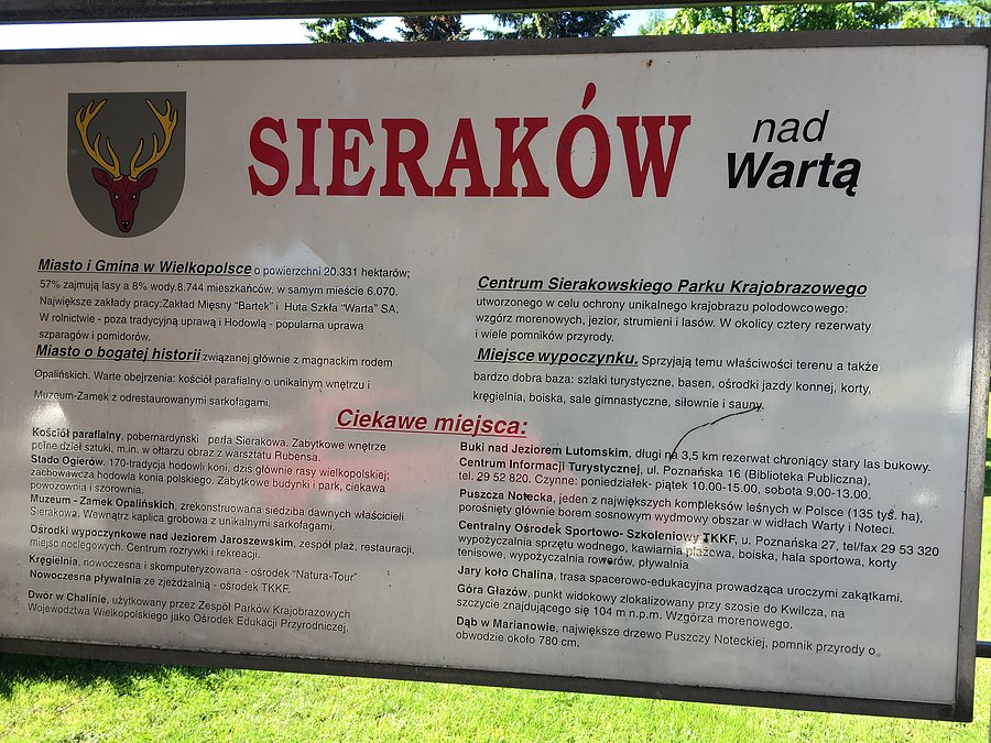 Sieraków - informacje turystyczne