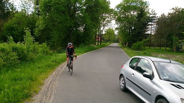 Paulina na podjeździe