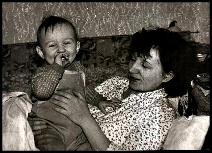 Z mamą :)