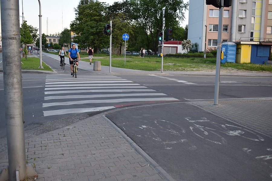 Powstańców Sląskich - przejazd (?) przez Czumy