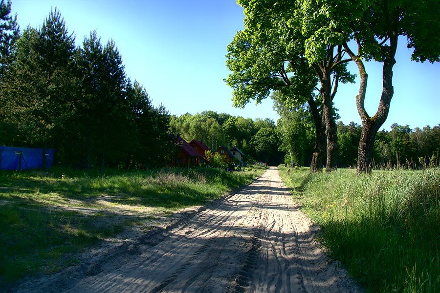 Pełno tu domków letniskowych