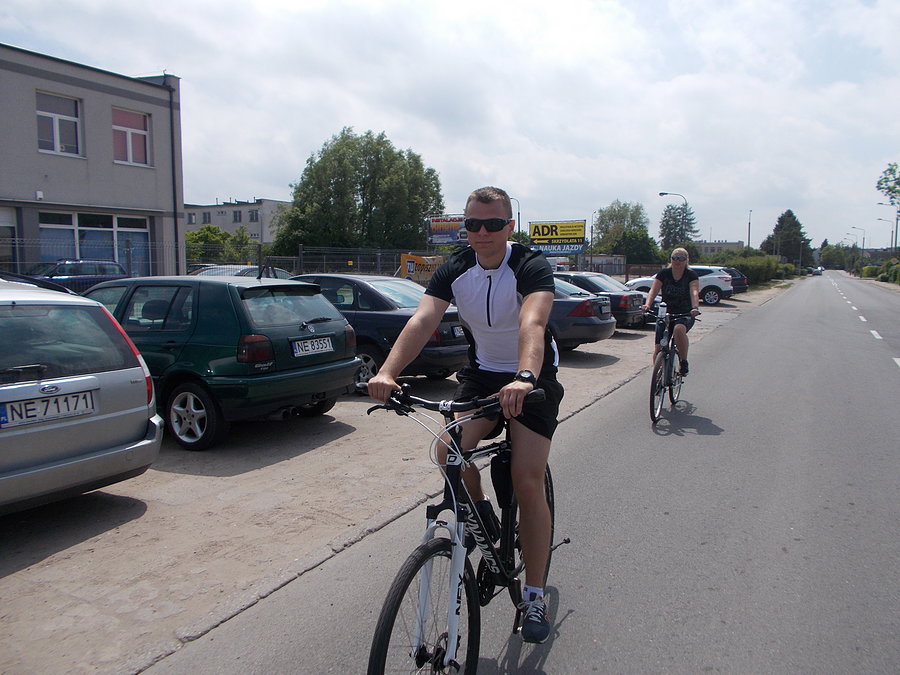 Bardzo niemiła rowerowa para