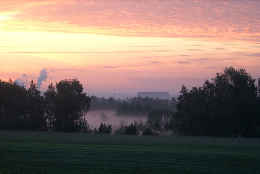 Mgły nad miastem