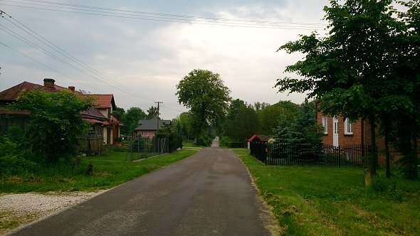 Lokalna droga w Piotrkowie
