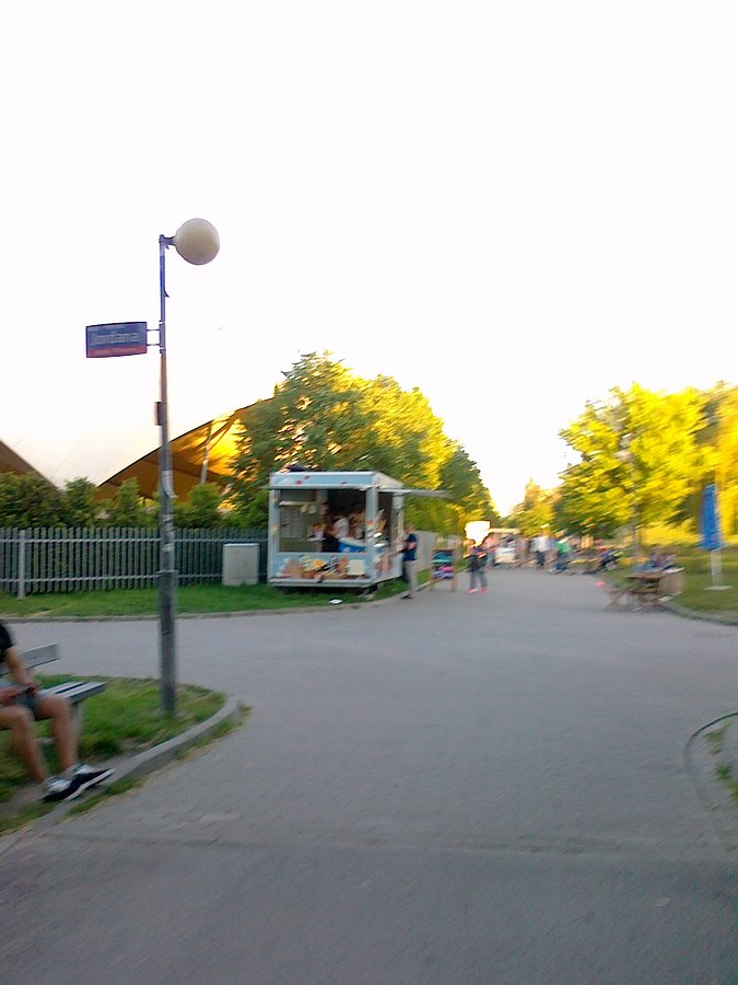 W parku na Jelonkach