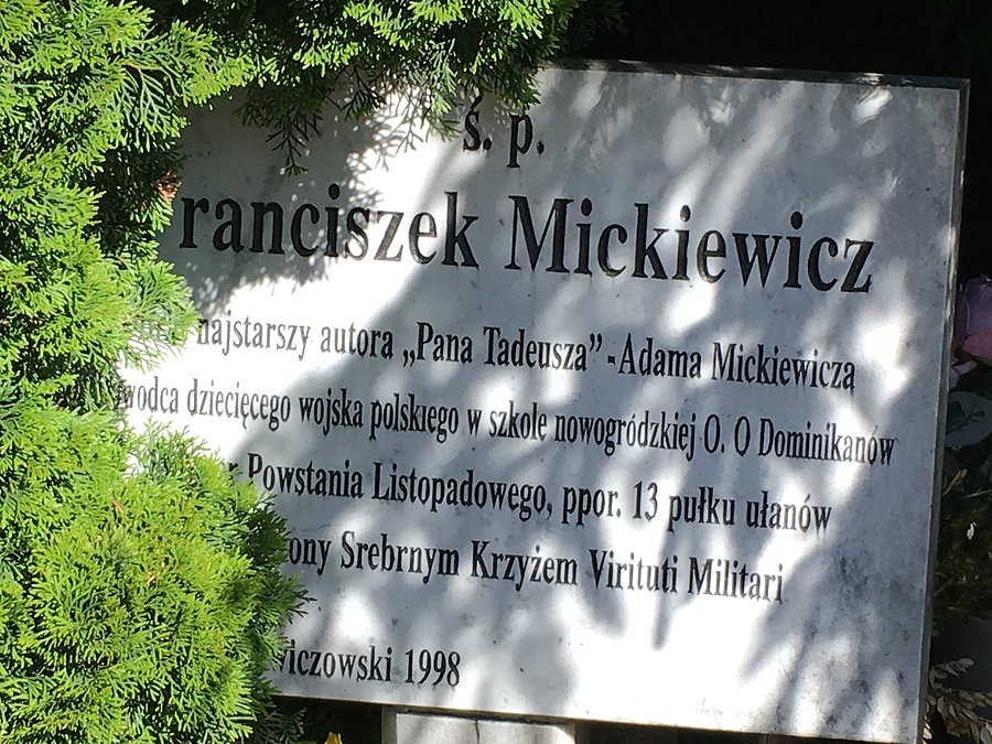Franciszek Mickiewicz - brat Adama Mickiewicza, bohater powstania listopadowego, podporucznik 13. pułku ułanów