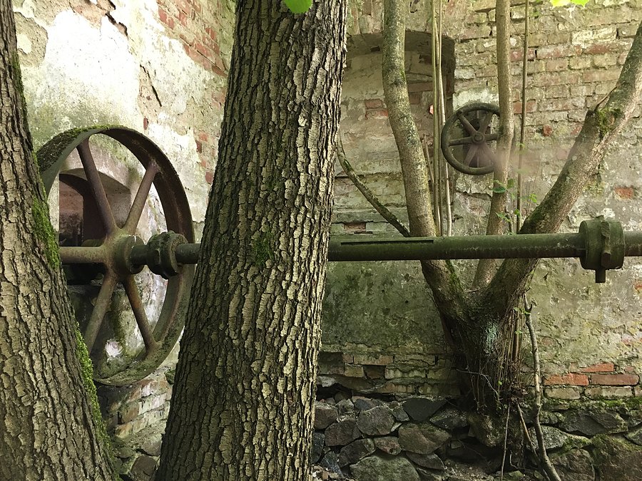 Ruks-Młyn - ruiny młyna cd