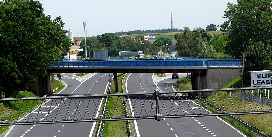 Nad autostradą 3 czerwca 17 r