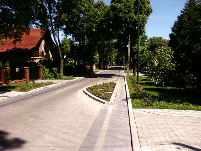 Ul. Szarotki - wysepka