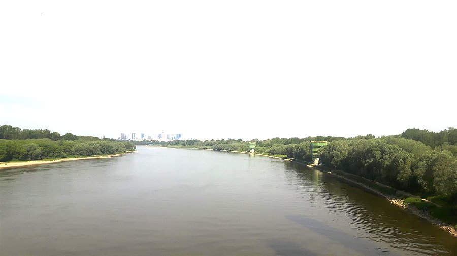 Panorama z Mostu Siekierkowskiego