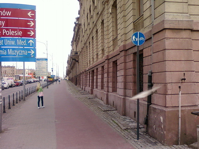 Oznakowanie w kierunku południowym