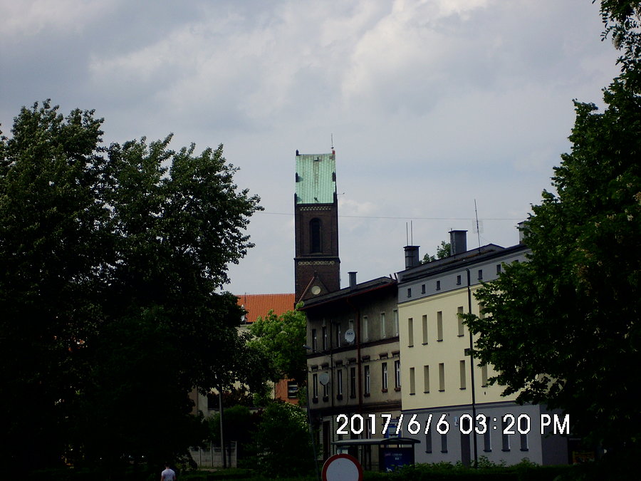 Wieża kościoła pod wezwaniem Świętego Józefa w Chorzowie
