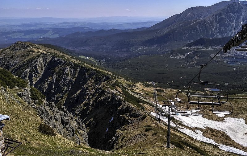 Widok z Kasprowego Wierchu