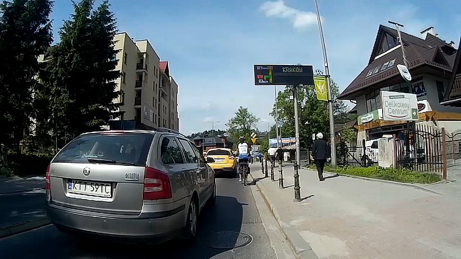 Zakopane trochę zakorkowane
