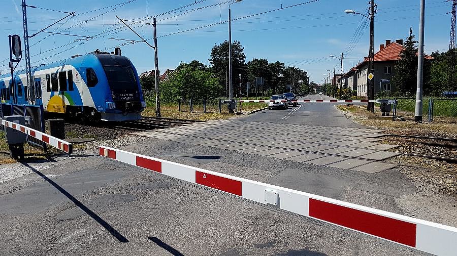 Przejazd kolejowy na Tczewskiej