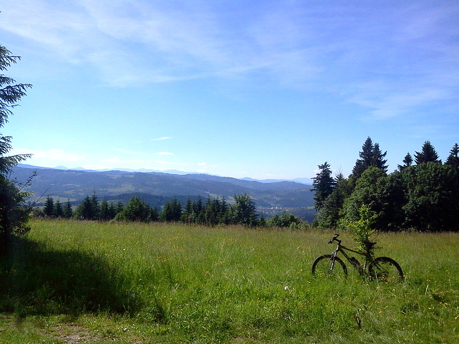 Mała Fatra w oddali