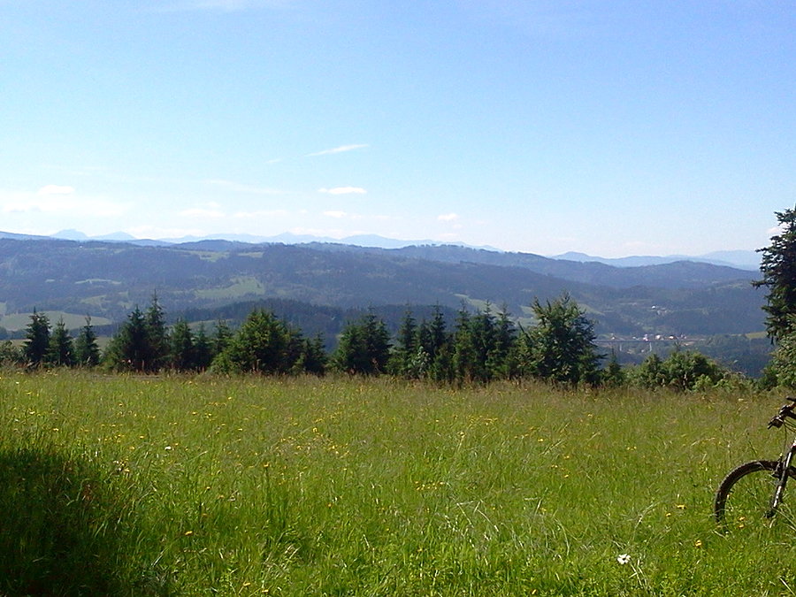 Mała Fatra w oddali