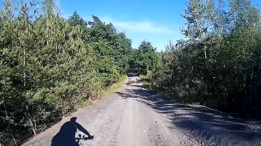 Zjazd ze starej hałdy w Makoszowach