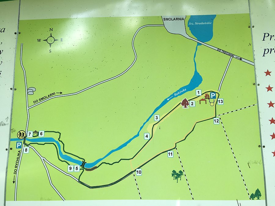 Plan sytuacyjny ścieżki