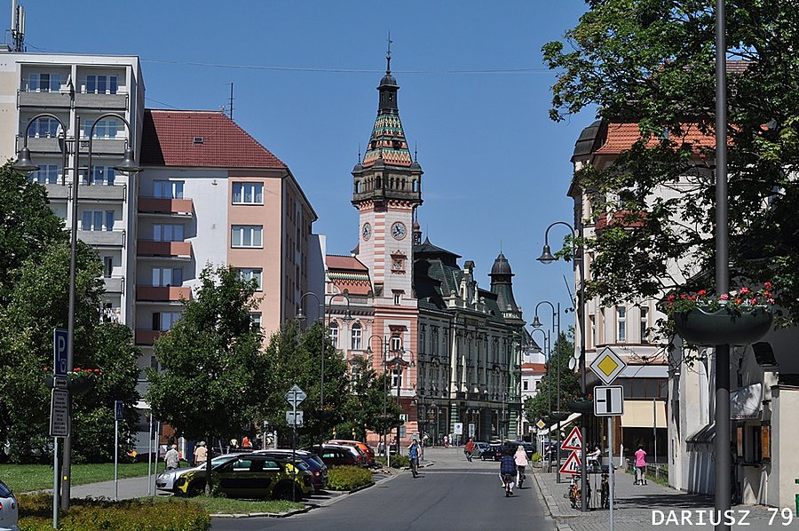 Krnov - Widok na Urząd Miasta