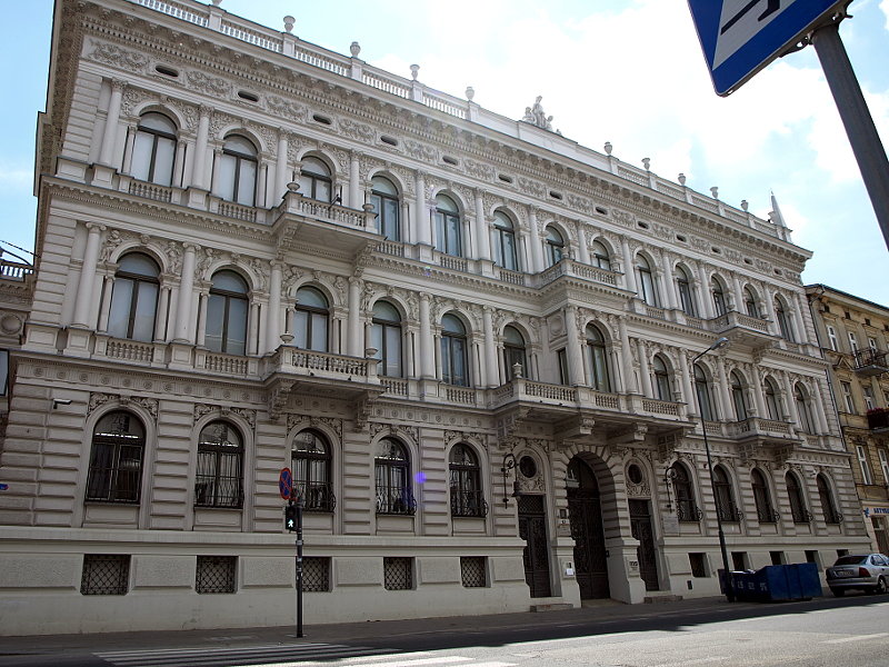 Pałac Maurycego Poznańskiego, obecnie Muzeum Sztuki