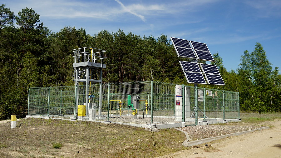 Puszcza Notecka - gazociąg
