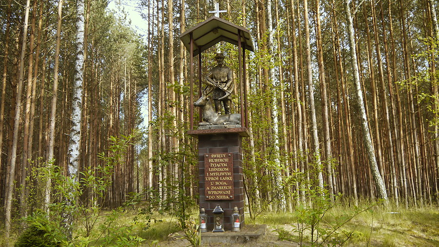 Figurka św. Huberta w Raduszu