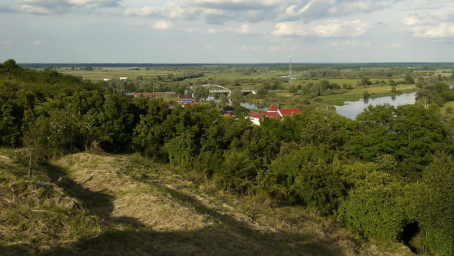 Santok - widok z punktu widokowego pod wieżą