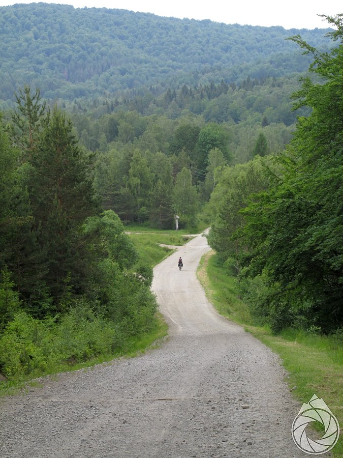Kolejne szutry,w stronę Roztoki Górnej