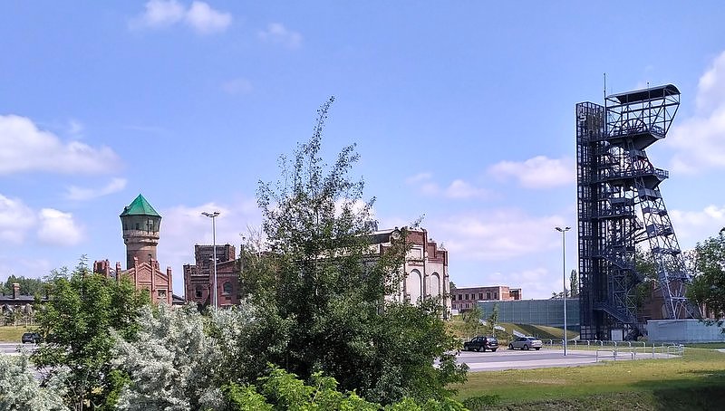 Teren po kopalni Katowice, obecnie to muzeum Śląskie