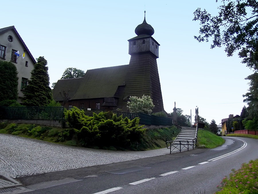 Wisła Mała. Drewniany kościół