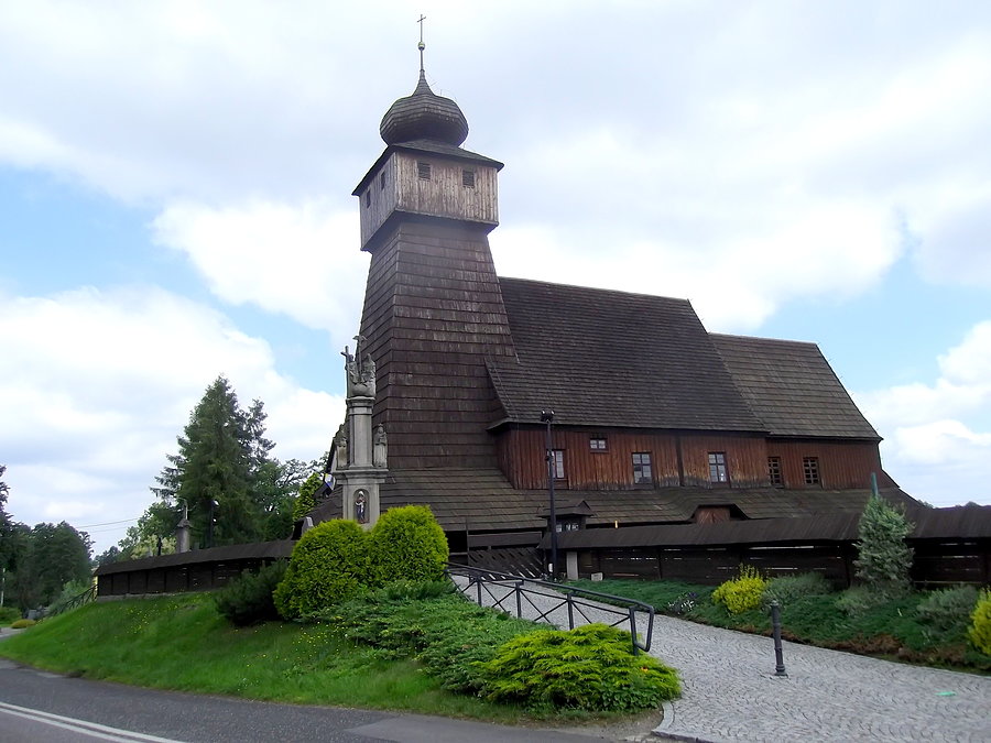Wisła Mała. Drewniany kościół